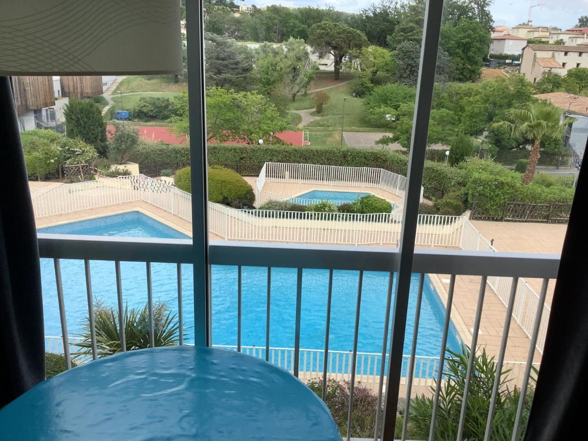Au Calme Dans Hameau Fleuri Joli Studio 3 Pers Piscine Parking Wi-Fi Vence Dış mekan fotoğraf
