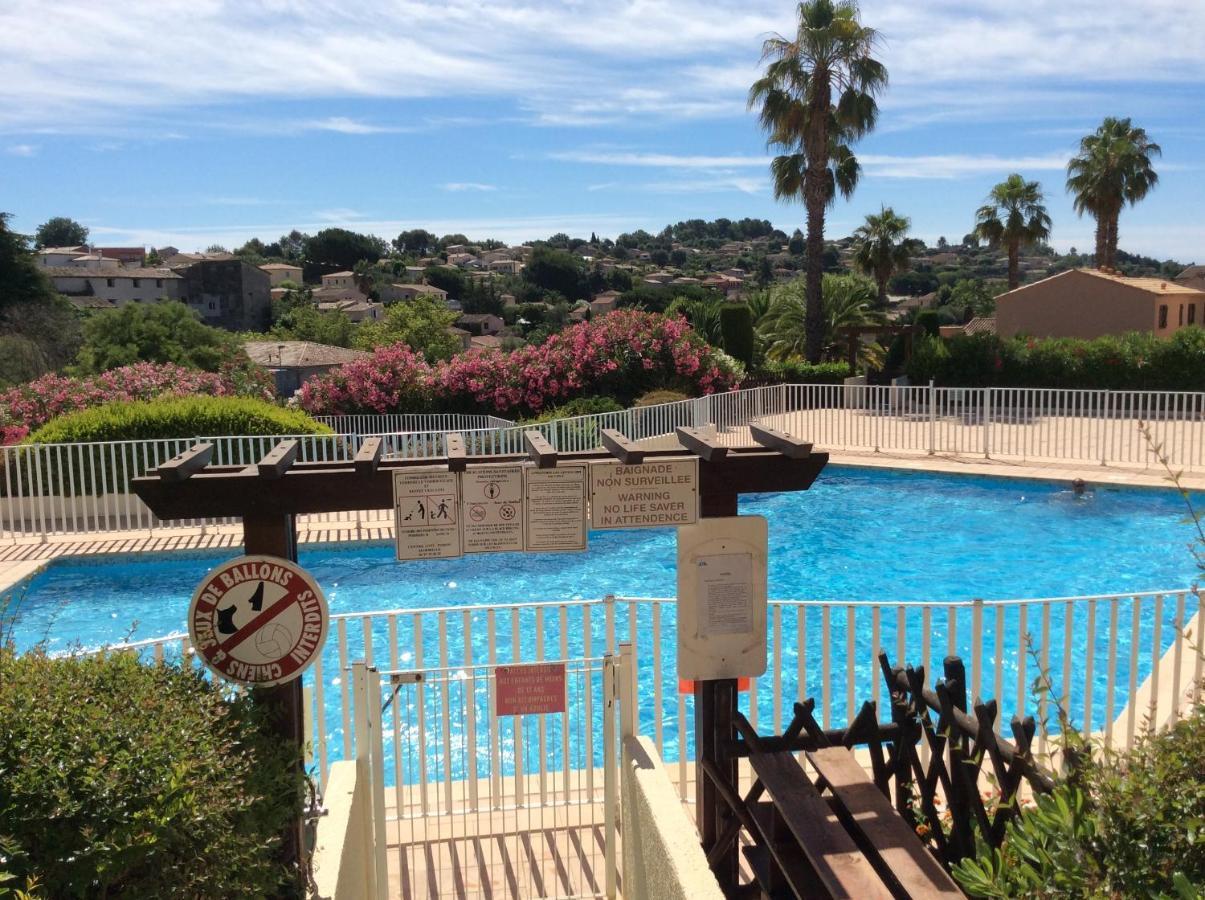 Au Calme Dans Hameau Fleuri Joli Studio 3 Pers Piscine Parking Wi-Fi Vence Dış mekan fotoğraf